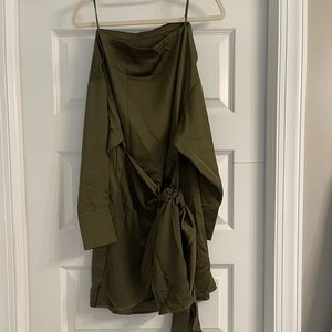 The fifth label silky green dress worn once